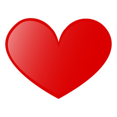 Isolated heart illustration