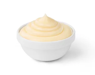 Fotobehang mayonnaise sauce in the bowl © sveta