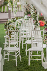 wedding decorations tables chairs flowers