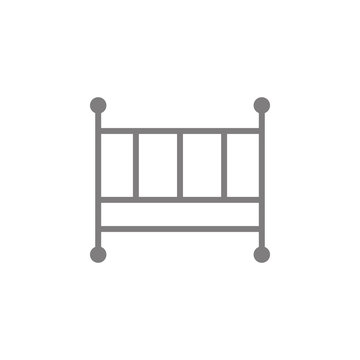 recommend clip art: baby bed icon. Baby element icon. Premium quality graphic design icon. Signs, outline symbols collection icon for websites, web design, mobile app, info graphics