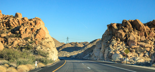 Clustered rocks in El Cajon, California