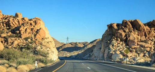 Foto op Plexiglas Geclusterde rotsen in El Cajon, Californië © SailingAway