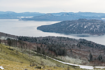 美幌峠から観る屈斜路湖