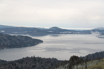 美幌峠から観る屈斜路湖