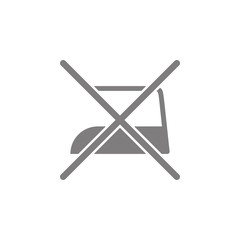 Do not iron. Web element. Premium quality graphic design. Signs symbols collection, simple icon for websites, web design, mobile app, info graphics