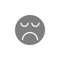 Sad face icon. Web element. Premium quality graphic design. Signs symbols collection, simple icon for websites, web design, mobile app, info graphics