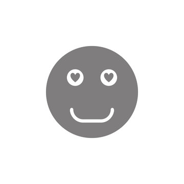 recommend clip art: Smiley face in love icon. Web element. Premium quality graphic design. Signs symbols collection, simple icon for websites, web design, mobile app, info graphics