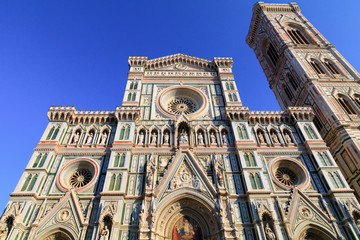 Italy. Florence.The Florence Cathedral, Cattedrale di Santa Maria del Fiore, Cathedral of Saint Mary of the Flower.