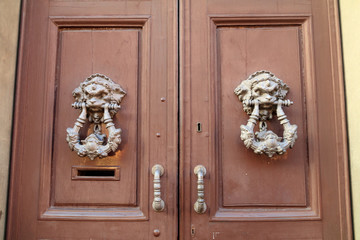 Italy. Florence. Door knocker.