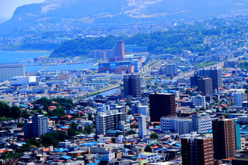 Obraz premium Port of Hokkaido Otaru and the landscape of the sea