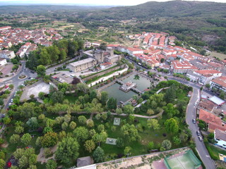 Fototapeta na wymiar Jarandilla de la Vera, pueblo de Cáceres, en la comunidad autónoma de Extremadura (España)