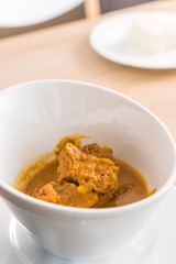 Curry pork bones