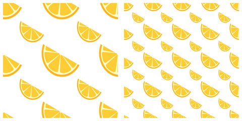 Melon or lime or orange seamless pattern on transparent background