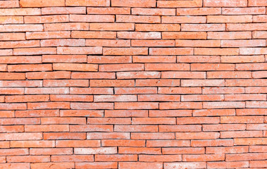 Grunge orange brick wall texture background,outdoor wall.