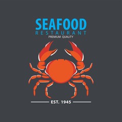 Seafood design template