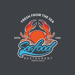 Seafood design template