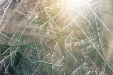 broken mirror, broken shattered background.