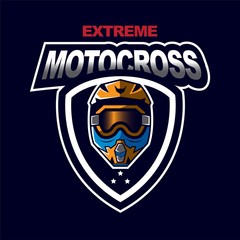 Fototapeta premium Motocross design template