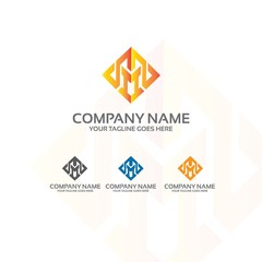 m - logo template