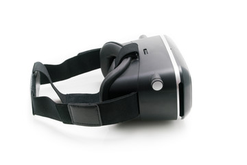 VR CardBoard, Virtual reality at Home, on White Background