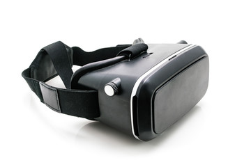 VR CardBoard, Virtual reality at Home, on White Background