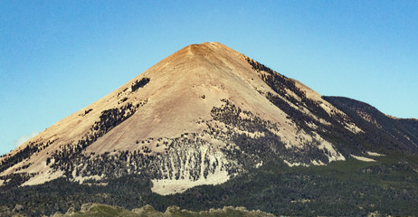 Barren peak