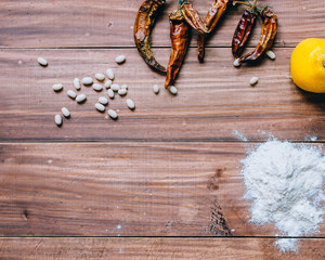 Ingredients On Table