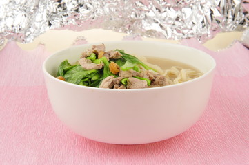 Fresh seafood noodles
