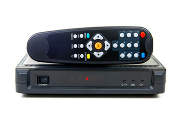 Receiver for satellite and remote control