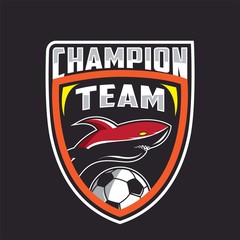 Shark design template