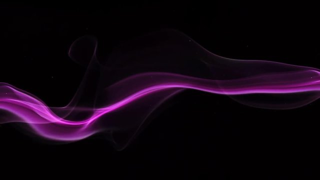 Abstract waving animation background, smoke flowing, Seamless loop. 