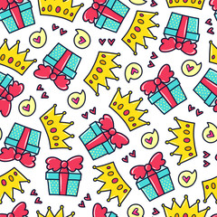 vector doodles pattern