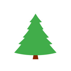 christmas tree vector icon