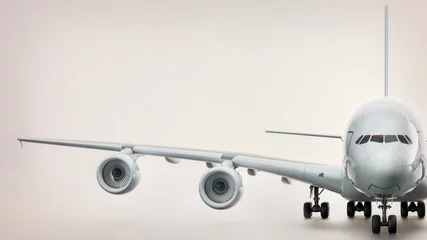 Fototapeten Vorderseite des Flugzeugs. 3D-Rendering und Illustration. © phaisarnwong2517