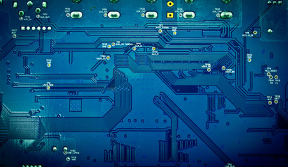 Green PCB  for use as background