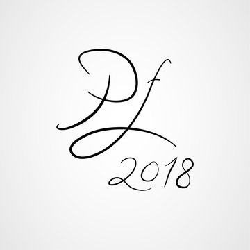 hand written pour feliciter text, happy new year