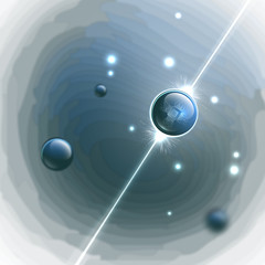 Molecule with microchip inside