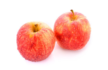 Apples isolated on white background.