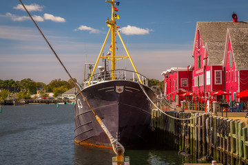 Detail of the beautiful town of Lunenburg
