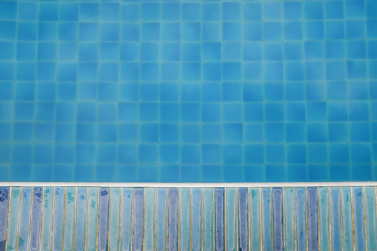 Swimming pool on the backyard 