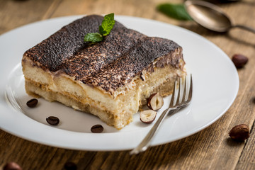Italian dessert tiramisu