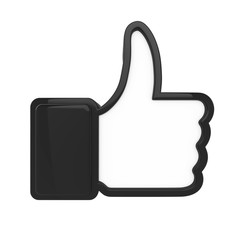 Thumb Up Icon Isolated