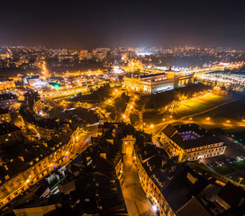 Obrazy na Szkle  Lublin miasto nocnych inspiracji