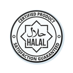 Halal button icon