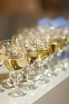 Picture of lot of wine glasses