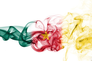 Cameroon national smoke flag