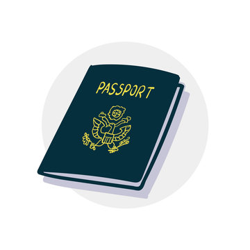 American Passport Icon