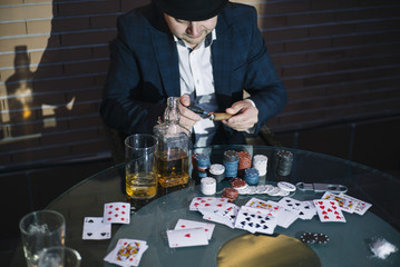 friends playing poker
