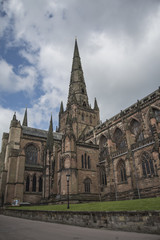 Fototapeta na wymiar Lichfield Cathedral, England, UK