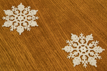 Christmas background with snowflakes